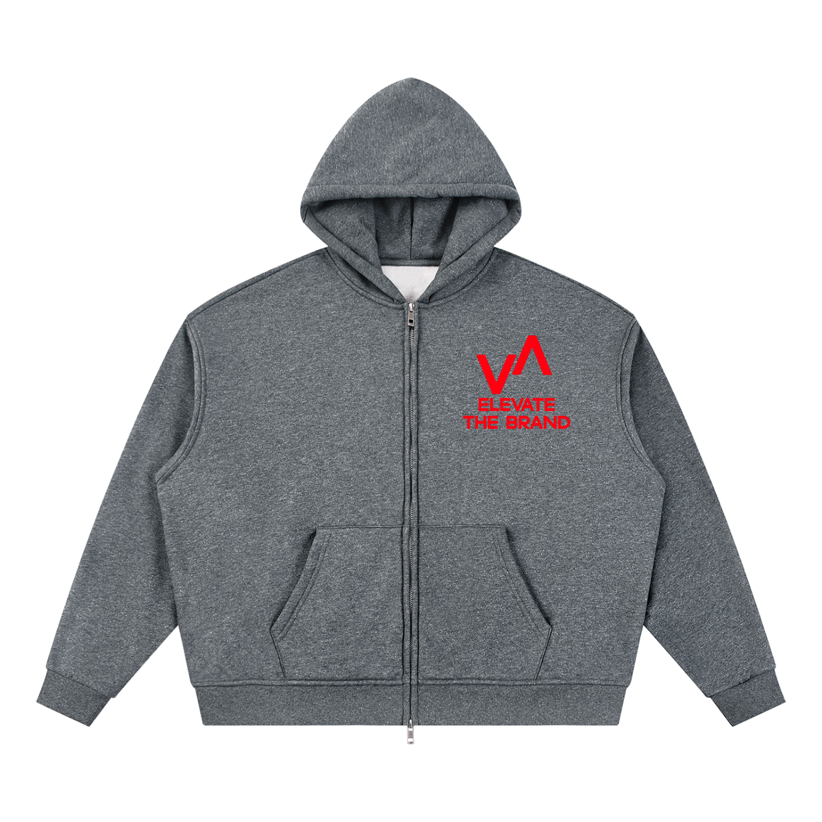 Elevate Culture Zip Boxy Hoodie