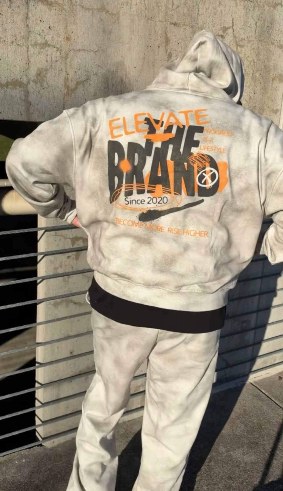 Graffiti Zip-Up Fleece Hoodie