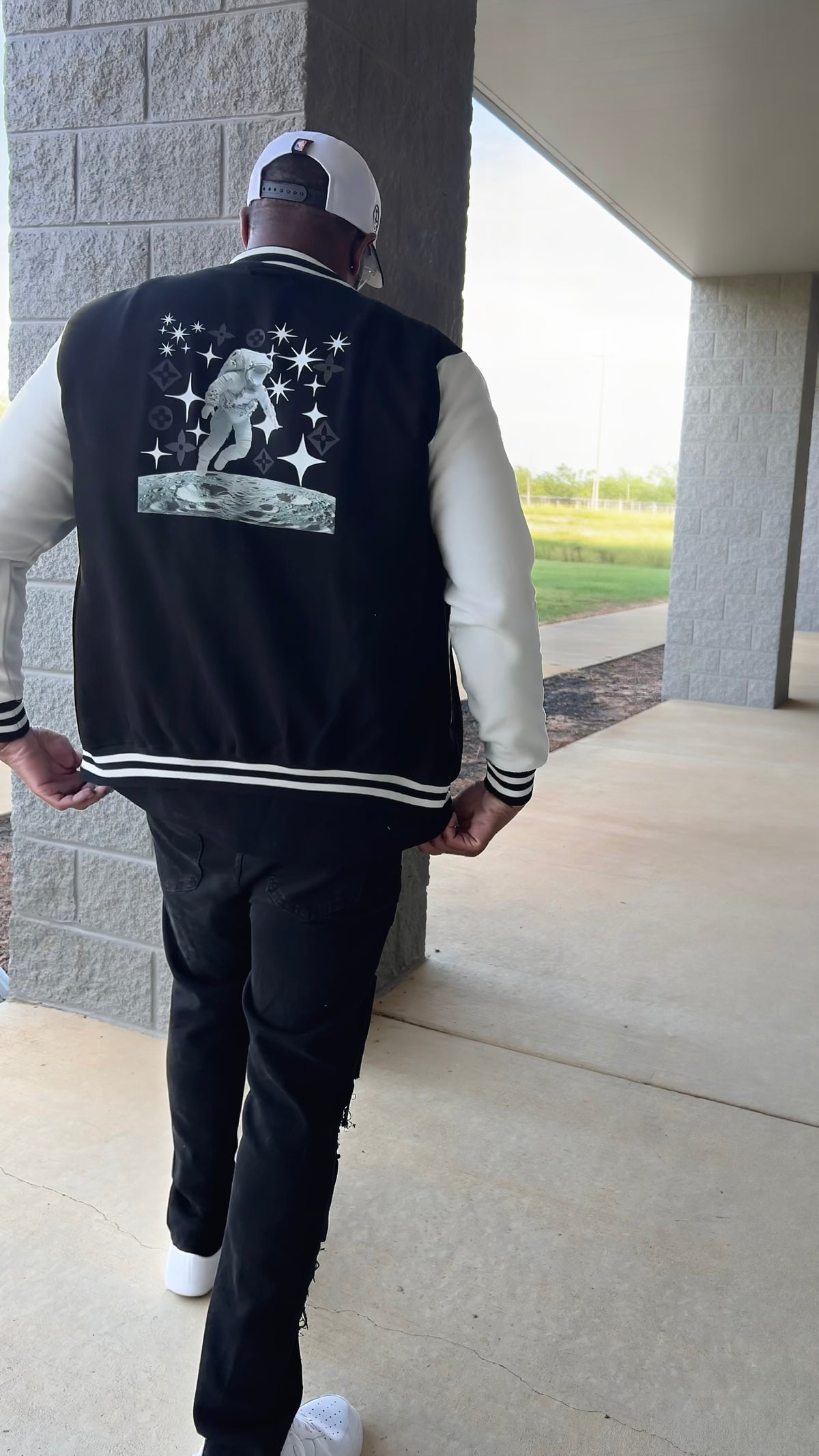 Luxury Moon Letterman Jacket