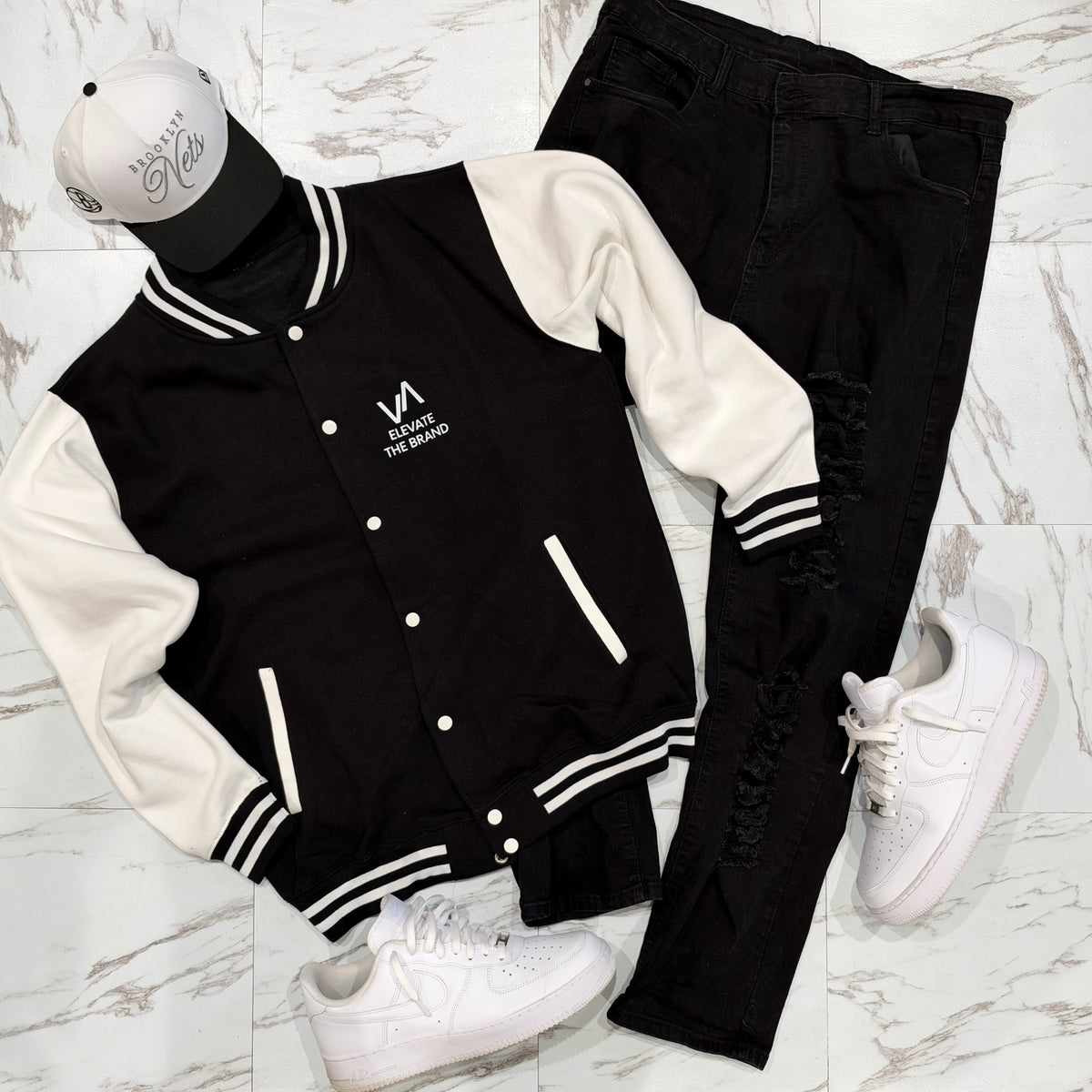 Luxury Moon Letterman Jacket