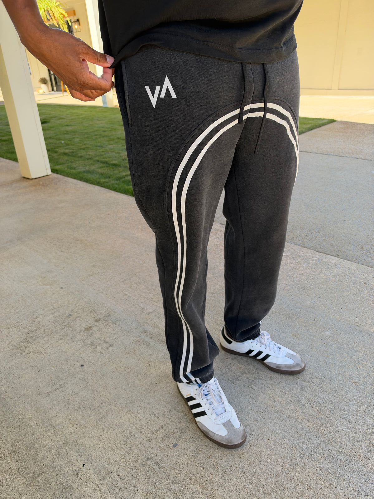 Culture Sun Fade Black Joggers
