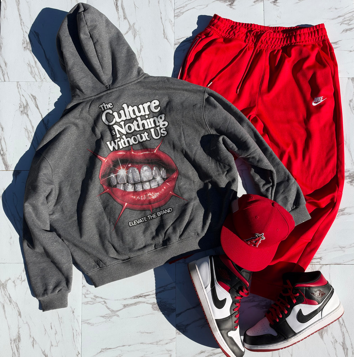 Elevate Culture Zip Boxy Hoodie