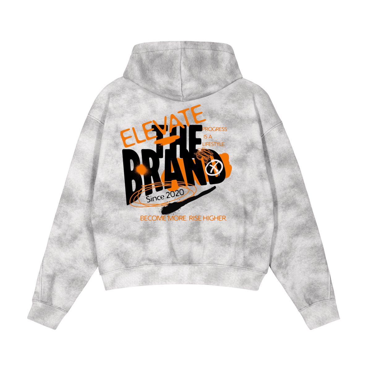 Graffiti Zip-Up Fleece Hoodie