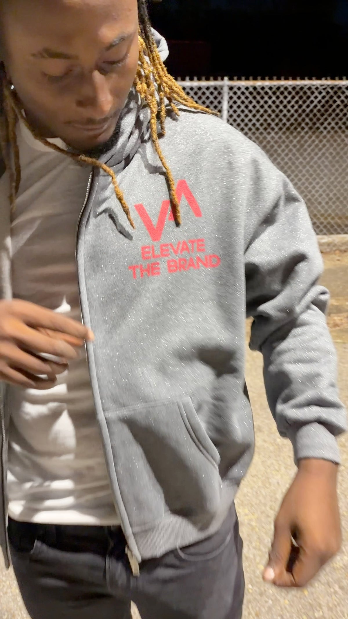 Elevate Culture Zip Boxy Hoodie