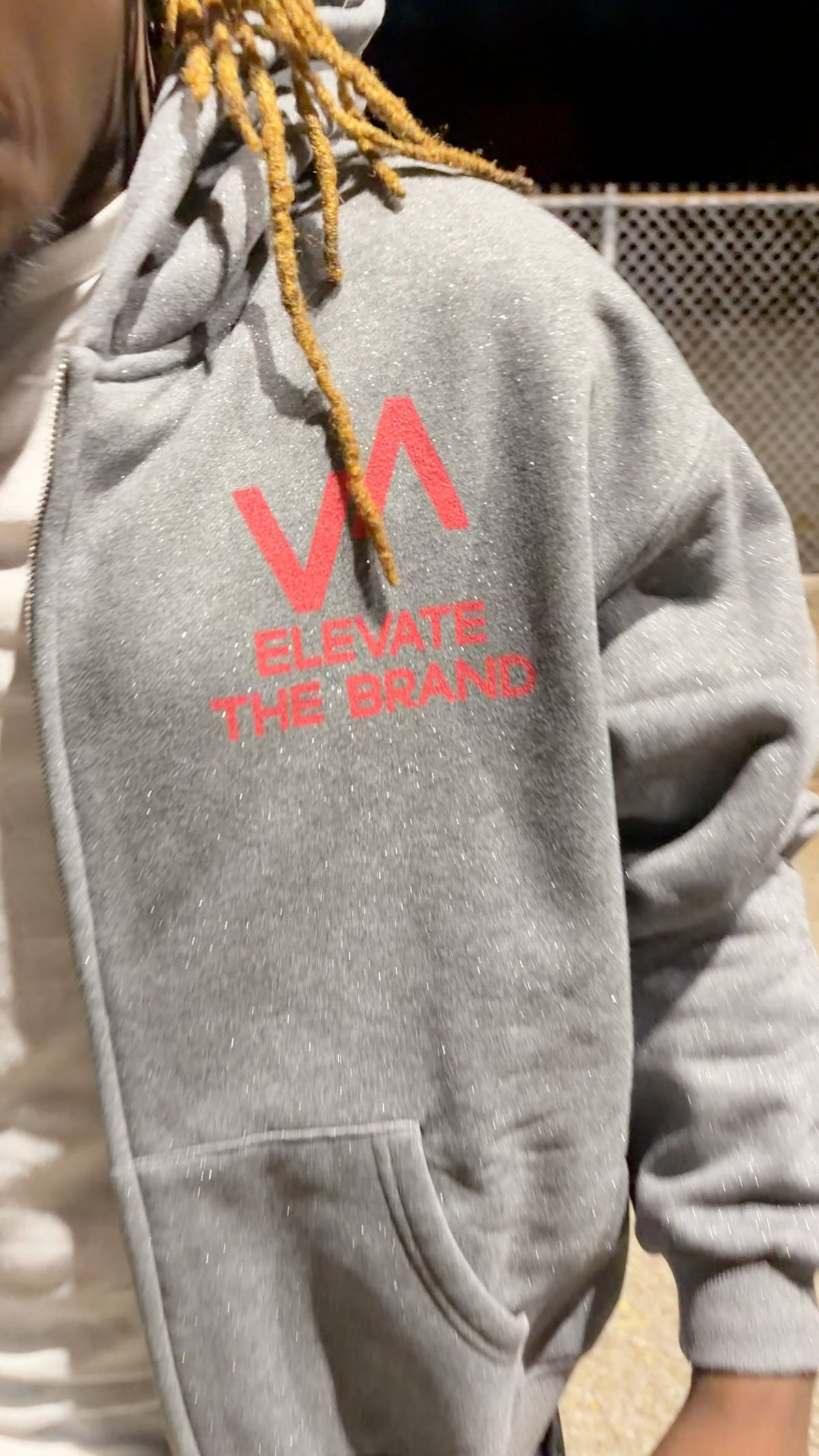Elevate Culture Zip Boxy Hoodie