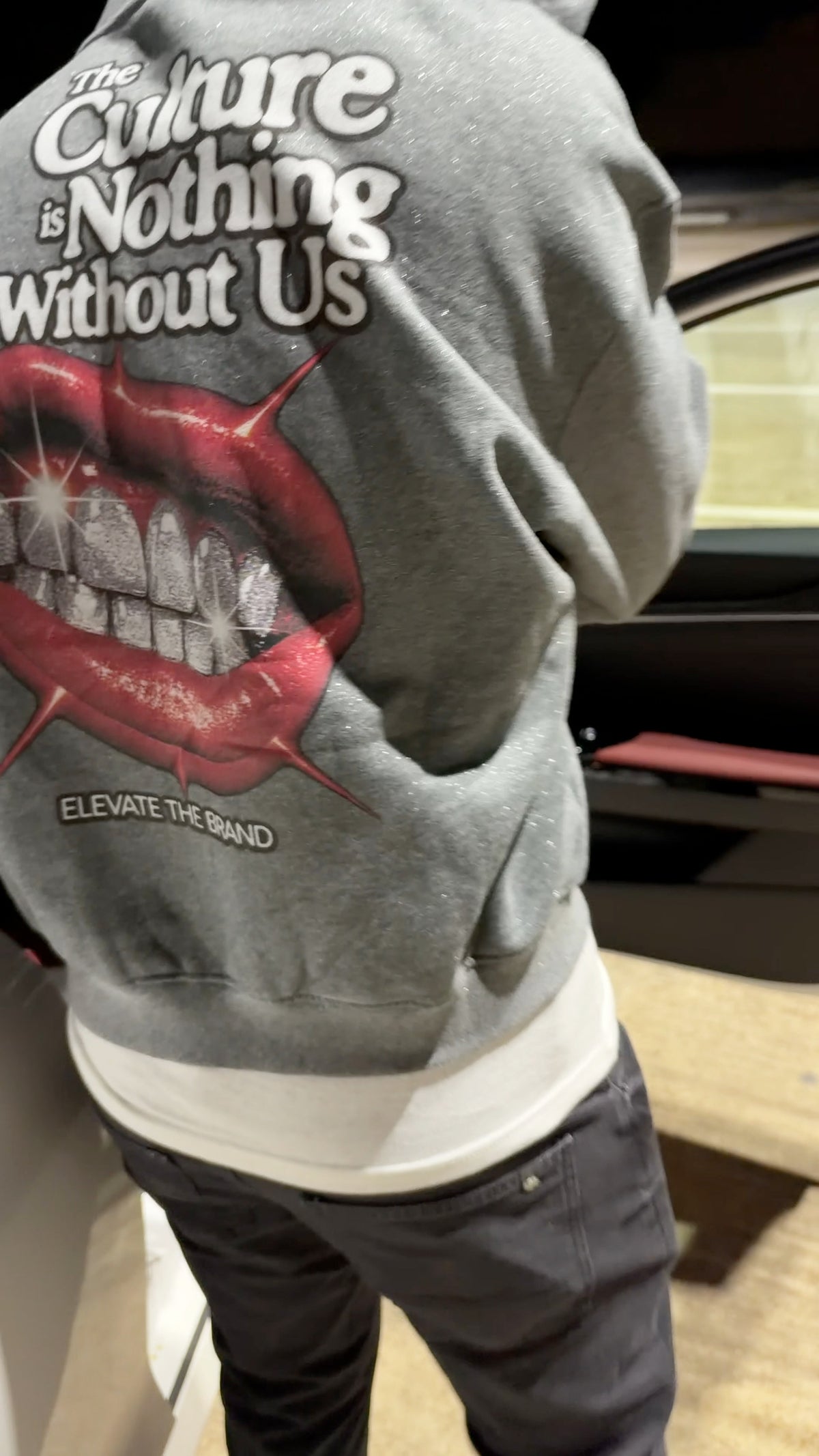 Elevate Culture Zip Boxy Hoodie